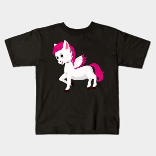 Sweet unicorn with wings Kids T-Shirt